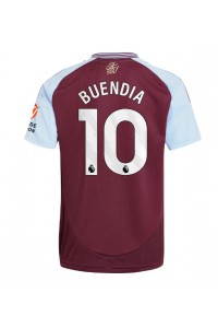 Aston Villa Emiliano Buendia #10 Fotballdrakt Hjemme Klær 2024-25 Korte ermer